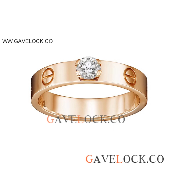 Cartier Engagement Ring Rose Gold - Love Series